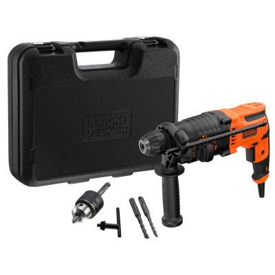 Перфоратор Black&amp;Decker SDS-Plus, 650 Вт, 1.6 Дж, 3 режима, кейс, 3.57 кг (BEHS01)