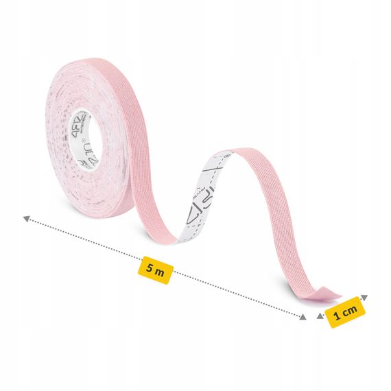 Стрічка кінезіологічна (кінезіо тейп) 4FIZJO 1 см x 5 м Light Pink (P-5905973400794) | Зображення 4