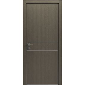 Двері міжкімнатні Rodos MODERN Flat 1 Сірий дуб
