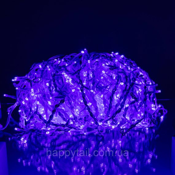 Вулична гірлянда Бахрома 36 м 600 LED білий провід Синій 36MWBL | Зображення 3