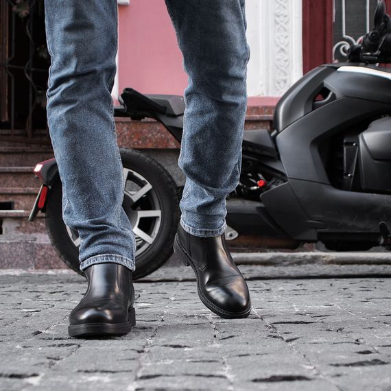 Теплі чоловічі черевики з натуральої шкіри та хутра 40 41 43 44 розмір | Зображення 1