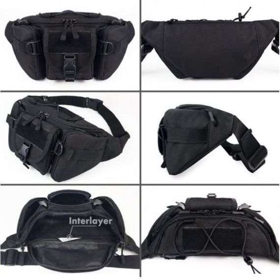 Набір! Якісна тактична сумка через плече + тактичний ліхтар | Зображення 3