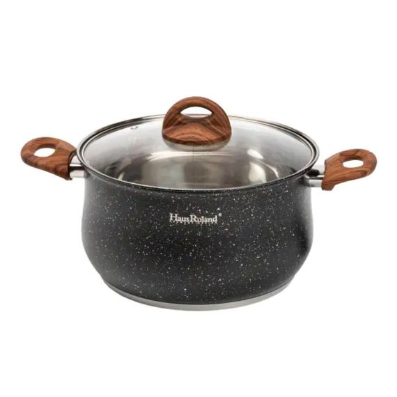 Набір посуду для приготування із нержавіючої сталі 10 предметів чорний HP33530B | Зображення 2