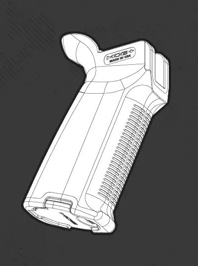 Руків’я пістолетне Magpul MOE+Grip AR15-M16. Black | Зображення 1