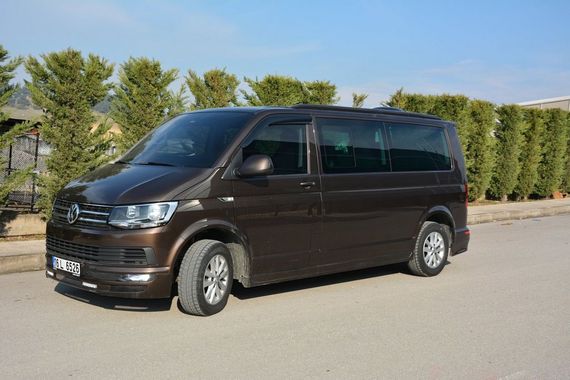 Накладка на передній бампер Sport 2-LED 2015-2018 (під фарбування) для Volkswagen T6 2015-2024, 2019-2024 рр | Зображення 4