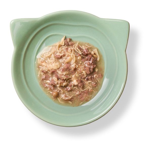 Вологий корм для котів з куркою та серцем Natural Kitty Meat Lover Chicken And Heart In Gravy, 70 гр | Зображення 2