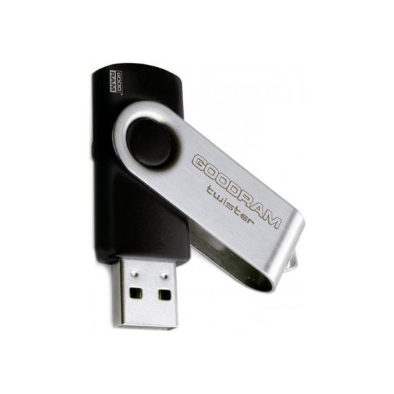 USB флеш накопичувач Goodram 16GB Twister Black USB 2.0 (UTS2-0160K0R11) | Зображення 2