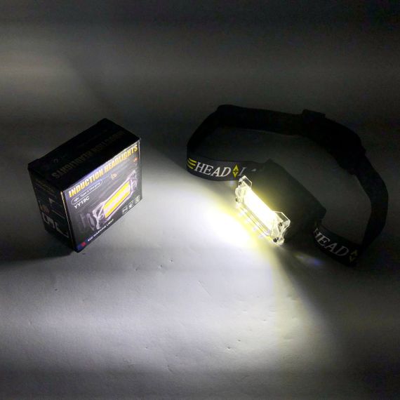 Ліхтар налобний YY-19C-5SMD+COB white+yellow+red Motion Sensor, Потужний світлодіодний ліхтарик OI-233 на голову | Зображення 9