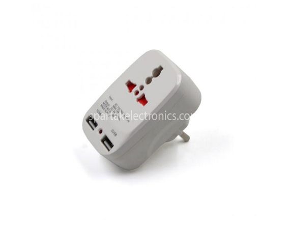 Сетевой тройник 823 / SL-188 2usb (240) 12шт./уп.