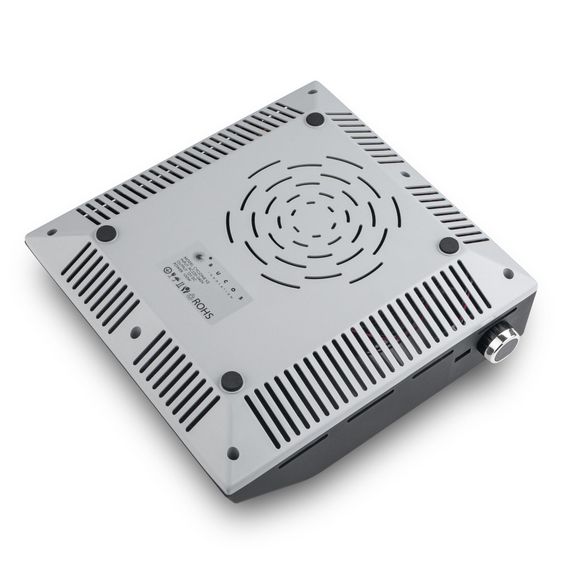 Настільна манікюрна витяжка Bucos Cyclone V2 100W з багаторазовим HEPA фільтром, чорна | Зображення 4