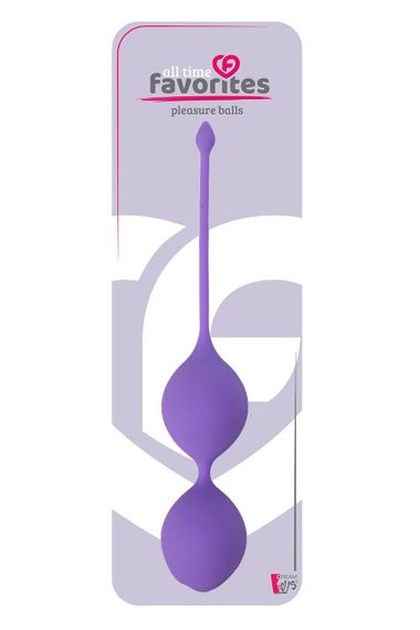 Вагінальні кульки SEE YOU IN BLOOM DUO BALLS 29MM PURPLE, Фіолетовий | Зображення 1