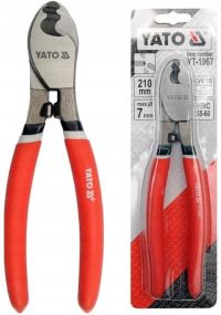 Кабелеріз ножиці кабелю 7 мм 210 мм каблеріз YATO YT-1967
