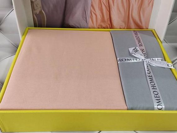 Постельное белье Romeo Ran.POWDER AND GREY Ранфорс Хлопок Евро размер