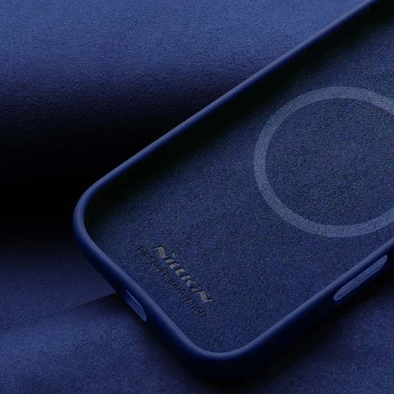 Чохол Silicone Nillkin LensWing Prop Magnetic для Apple iPhone 16 Pro (6.3") Синій / Blue | Зображення 5