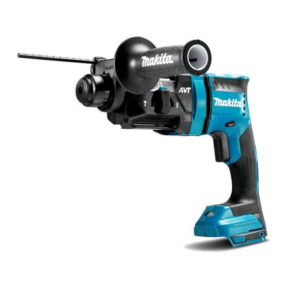Перфоратор аккумуляторный с системой пылеудаления Makita DHR182ZWJ (LXT, 1.7 Дж, SDS-PLUS, DX05, без аккумуляторов и зарядного устройства) | Зображення 3