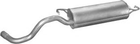 Глушник задн. VW GOLF IV (вир-во Polmostrow) POLMO 30244 на VW GOLF Mk IV (1J1)