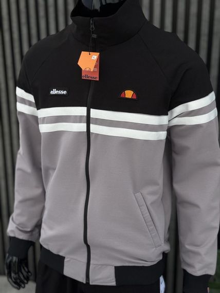 Кофта Ellesse сіра з чорним | Зображення 1