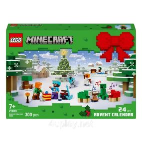 Новорічний адвент календар ЛЕГО Майнкрафт 2025 Оригінал LEGO Minecraft Advent Calendar 2025