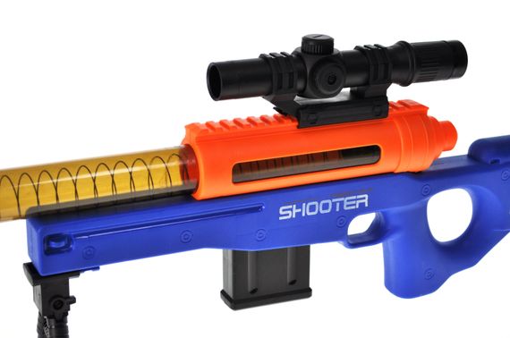 Помпова рушниця 108-401 в коробці р.68x6,5x16 см YG Toys | Зображення 2