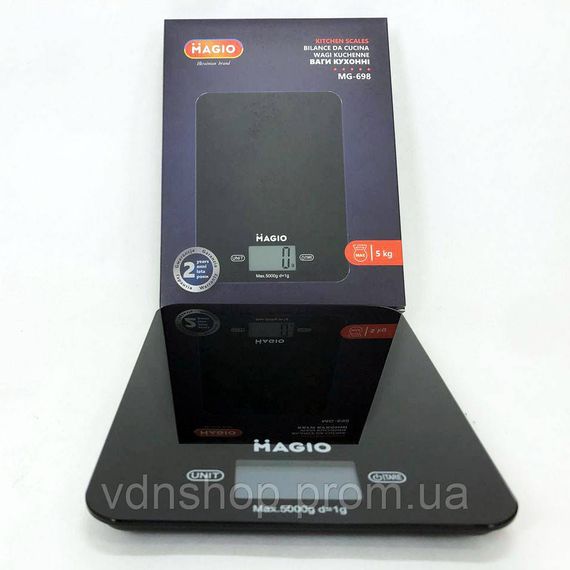 Кухонні ваги з вимірюванням об'єму Magio, Електричні кухонні ваги для кухні з дисплеєм UX-30 | Зображення 5