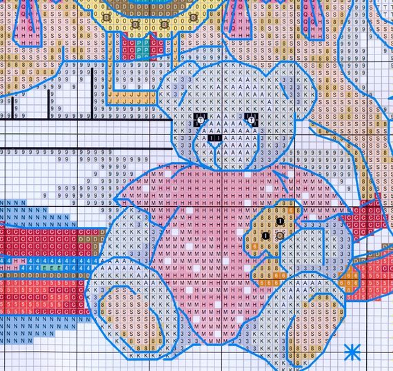 Набір для вишивання за нанесеною на канву схемою "Bear toy". AIDA 14CT printed 46*34 см | Зображення 3