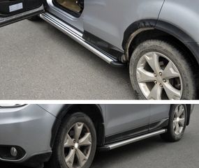 Боковые подножки Оригинал (2 шт, алюминий) для Subaru Forester 2013-2018 гг