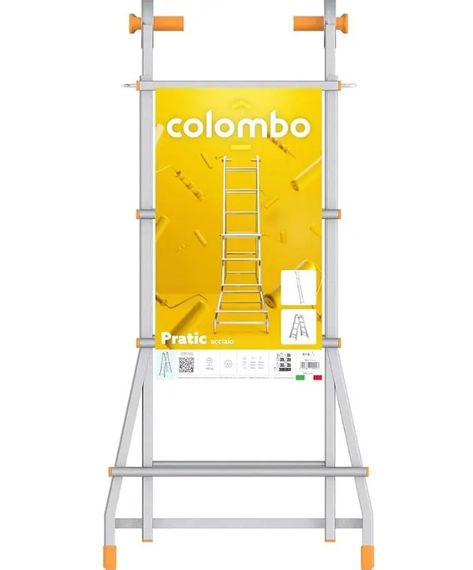 Лестница телескопическая Colombo Pratic 4+4 Steel (PRATIC4+4ACC) | Зображення 1