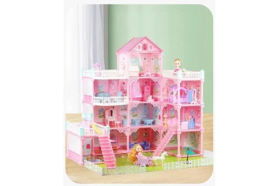 Ігровий набір / Ляльковий будиночок з меблями та ляльками Princess Home | Зображення 6