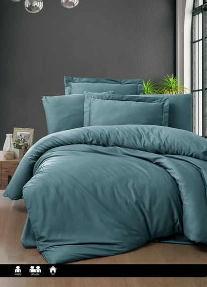 Постельное белье First Choice Cotton Satin 200х220 Snazzy Blue Stone
