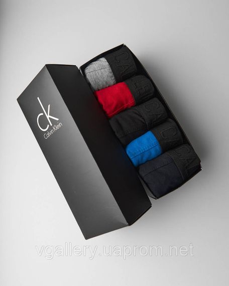 Мужской комплект трусов Calvin CK, мужские трусы Кельвин в коробке на 3-5 штук, цена указана за 1 шт. | Зображення 2