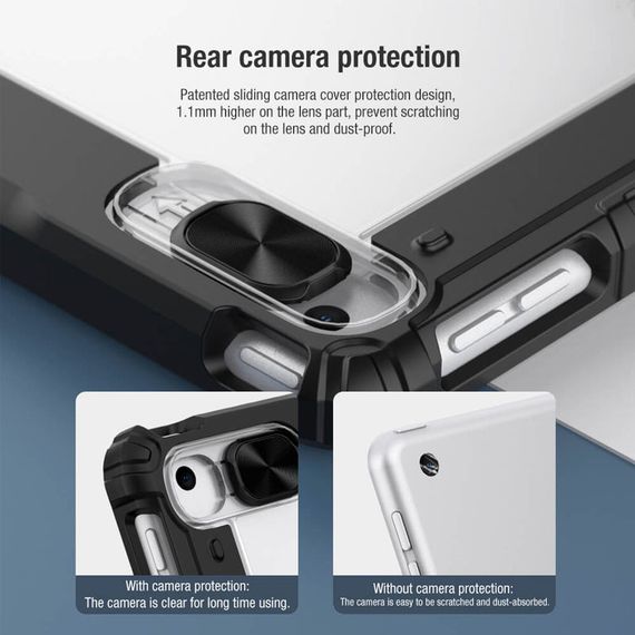 Чохол-книжка Nillkin Bumper Pro для Apple iPad 10.2" (2019) (2020) (2021) Black | Зображення 3