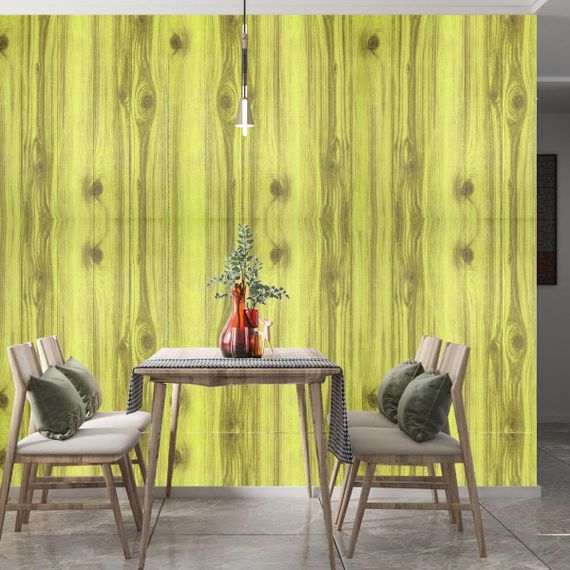 Самоклеюча 3D панель жовте дерево 700х700х4мм (94) SW-00001361 | Зображення 2