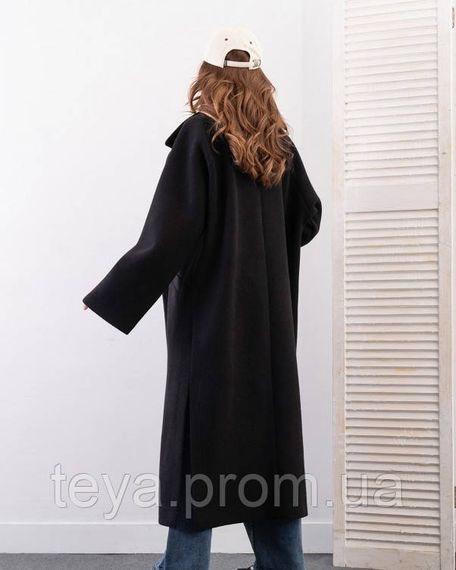 Пальто колір чорний розміри XXL, 3XL, L, M, S, XL FI_009025 | Зображення 2