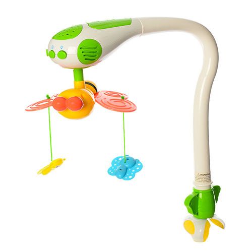 Детская карусель с подвесками на кроватку WS6805 с проектором неба | Зображення 3