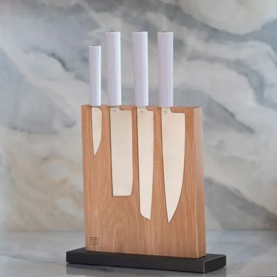 Ніж кухонний Butterfork Nakiri AR-RPM9 ABS Light Grey | Зображення 5