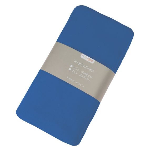Набір наволочок Home Line 65980 Україна 50x70  Бавовна Синій