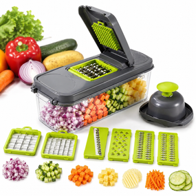 Овощерезка Мультислайсер vegetable cutter / Мультислайсер для овощей и фруктов / Механический ручной измельчитель