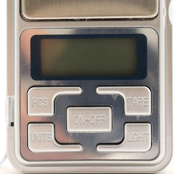 Ювелірні ваги до 100г ( 120x62x20 мм) Pocket Scale  QCP100, Сірі / Електронні міні ваги / Кишенькові ваги | Зображення 3