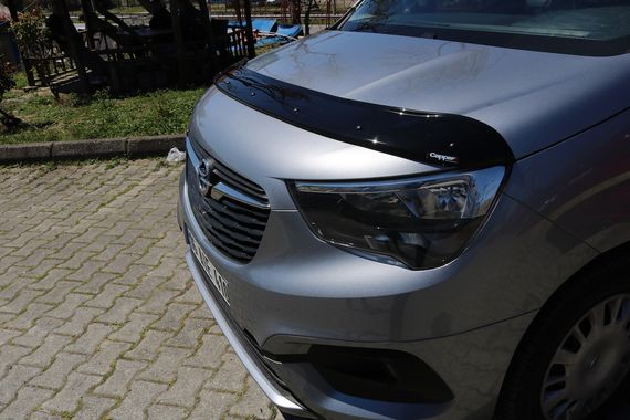 Дефлектор капоту (EuroCap) для Opel Combo 2019-2024 рр | Зображення 6