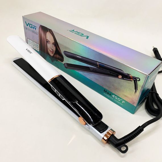 Гофре плойка утюжок для волос VGR, Выпрямитель для гладкости волос Плойка гофре XP-65 | Зображення 6