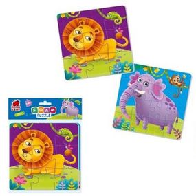 Мʼякі пазли 2в1 "Foam Puzzle: Зоопарк"