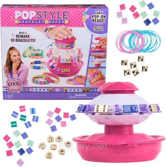 Набор с машинкой для создания браслетов Cool Maker PopStyle Bracelet Making Kit Оригинал
