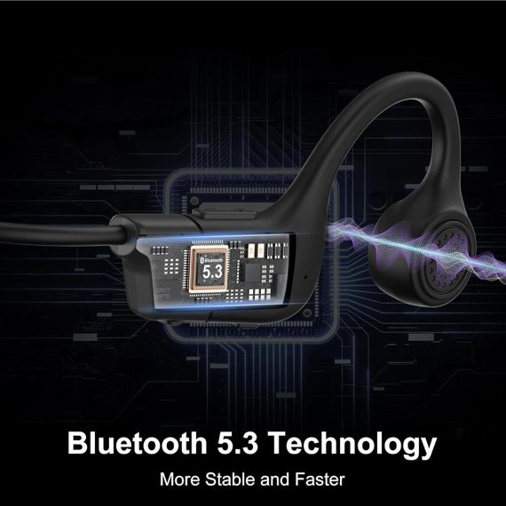 Навушники з кістковою провідністю 2025 року — оновлені бездротові спортивні Bluetooth-навушники з відкритим дизайном | Зображення 3