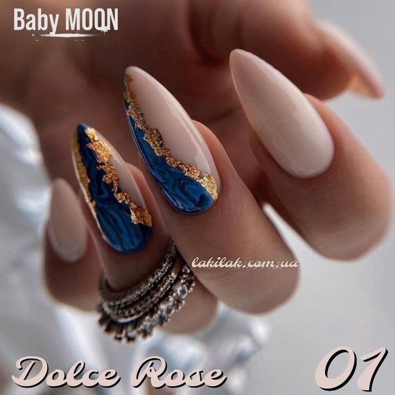 Гель-лак BABY MOON Dolce Rose №01 світлий персик, 6 мл