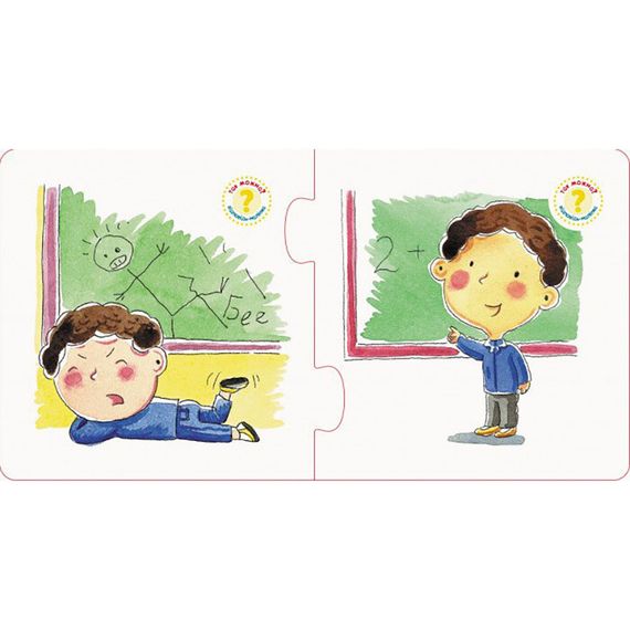 Настільна гра Правильно-неправильно У навчальному закладі 973004 з наклейками | Зображення 1