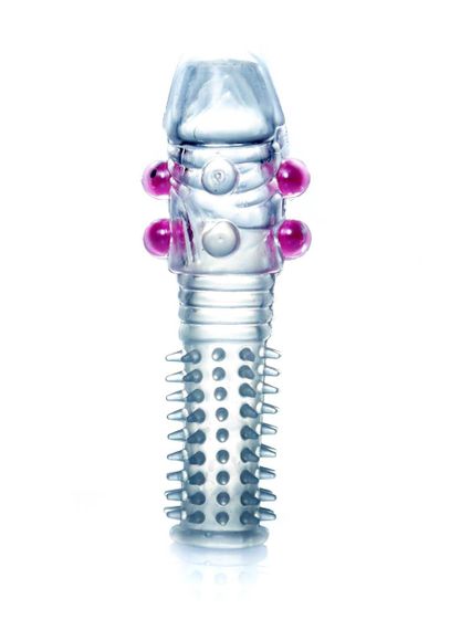 Насадка на член - Penis Sleeve Beaded Clear sexstyle | Зображення 1