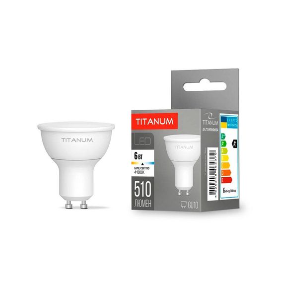 Світлодіодна лампа TITANUM MR16 6W GU10 4100K