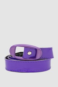 Ремінь жіночий лаковий 196R55TOW1, колір Фіолетовий