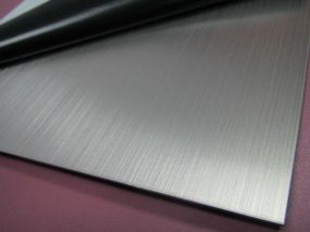 Аркуш неіржавкий 0,8 (1250х2500 мм) AISI 304 (08Х18Н10) 4N+PVC шліфований