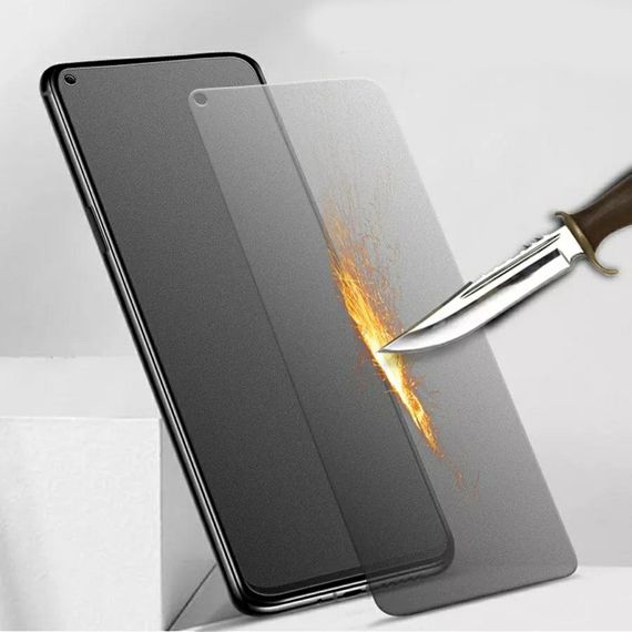 Матове захисне скло 2.5D для Oppo Reno 8T колір Чорний | Зображення 1